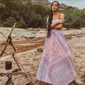 Spell Farrah Half Moon Skirt -Size S